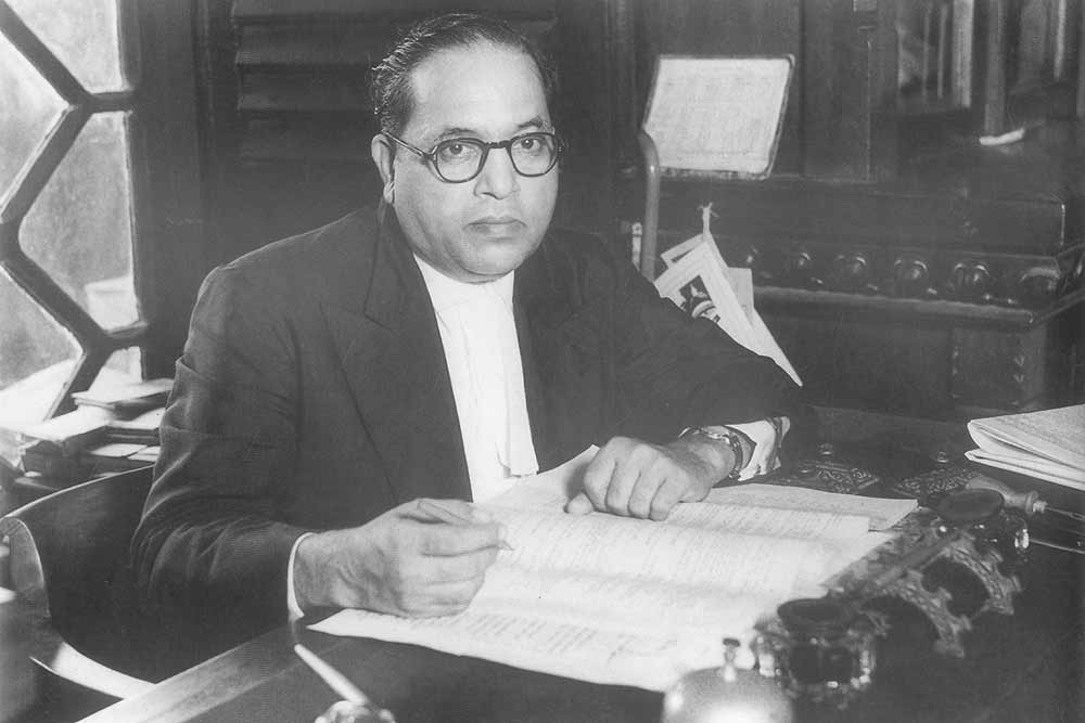 Ambedkar in 1950.