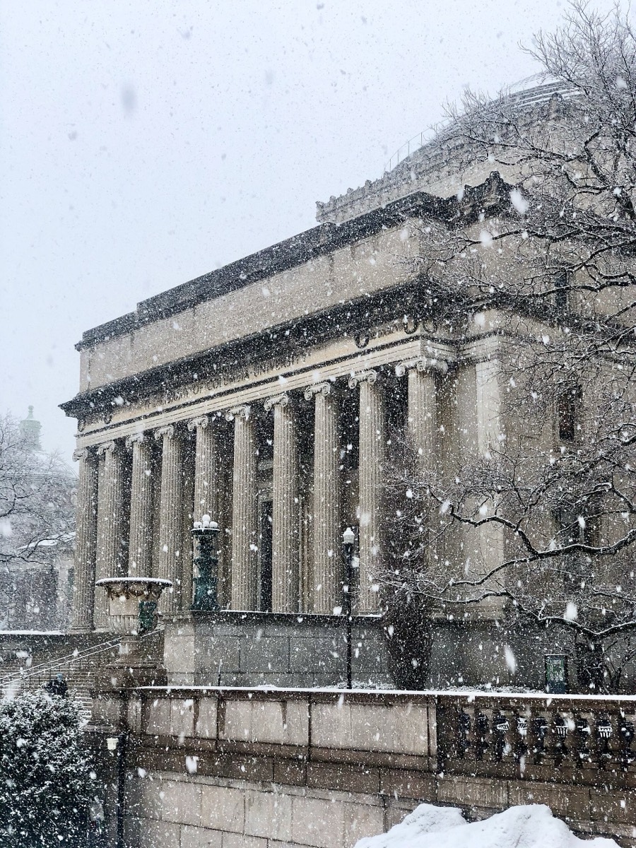 Low Memorial Library at Columbia University in New York City, photographed in 2021.