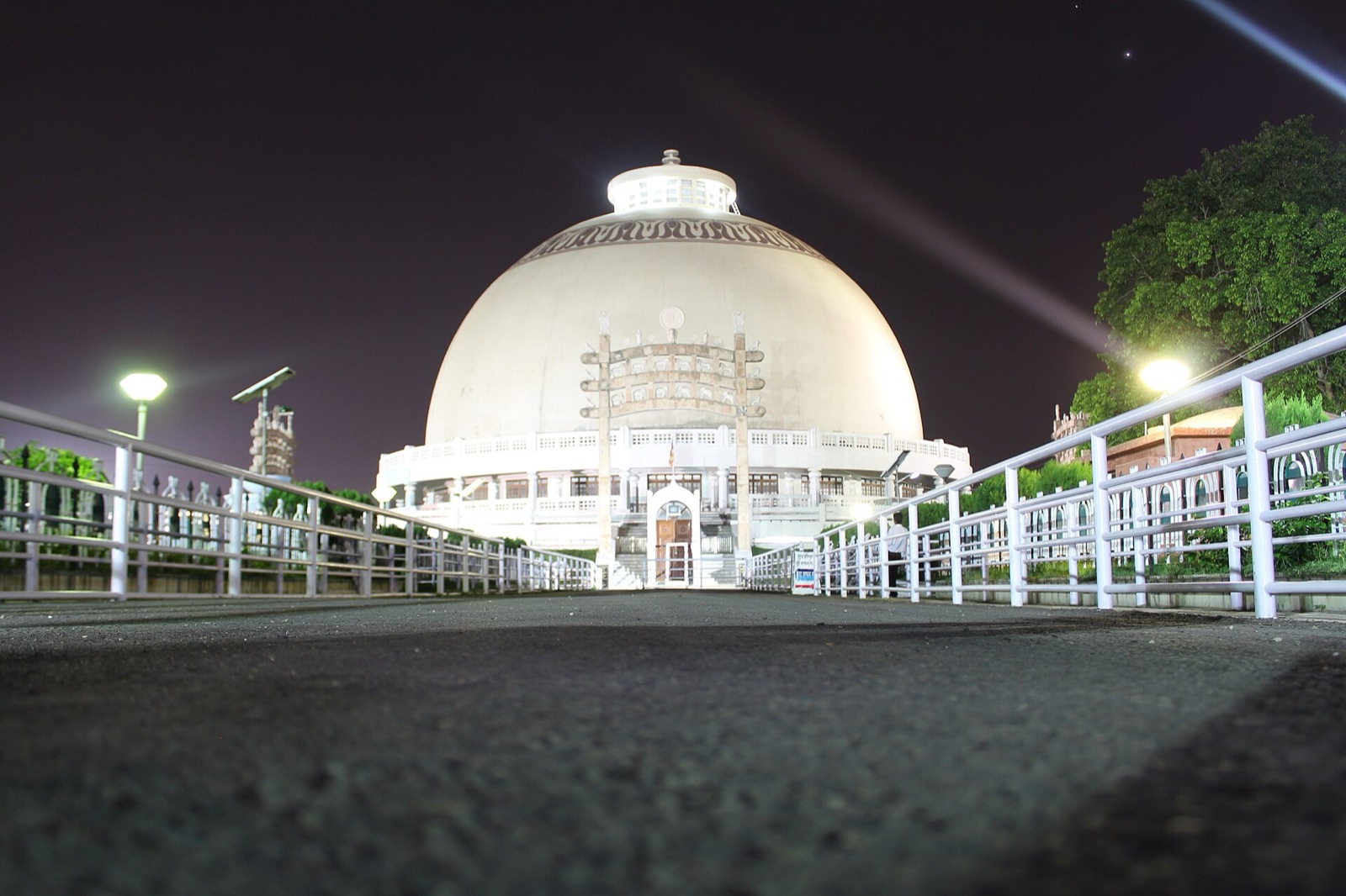 The Deekshabhoomi stupa in Nagpur, built at the place where Ambedkar and his followers embraced Buddhism on 14 October 1956. Photographed in 2015.