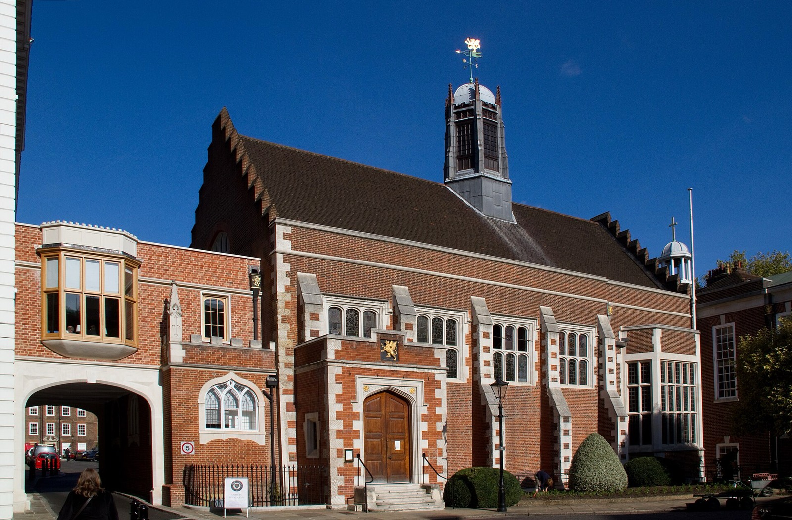Gray's Inn Hall in London, photographed in 2011. Ambedkar was admitted to Gray's Inn to train as a barrister.