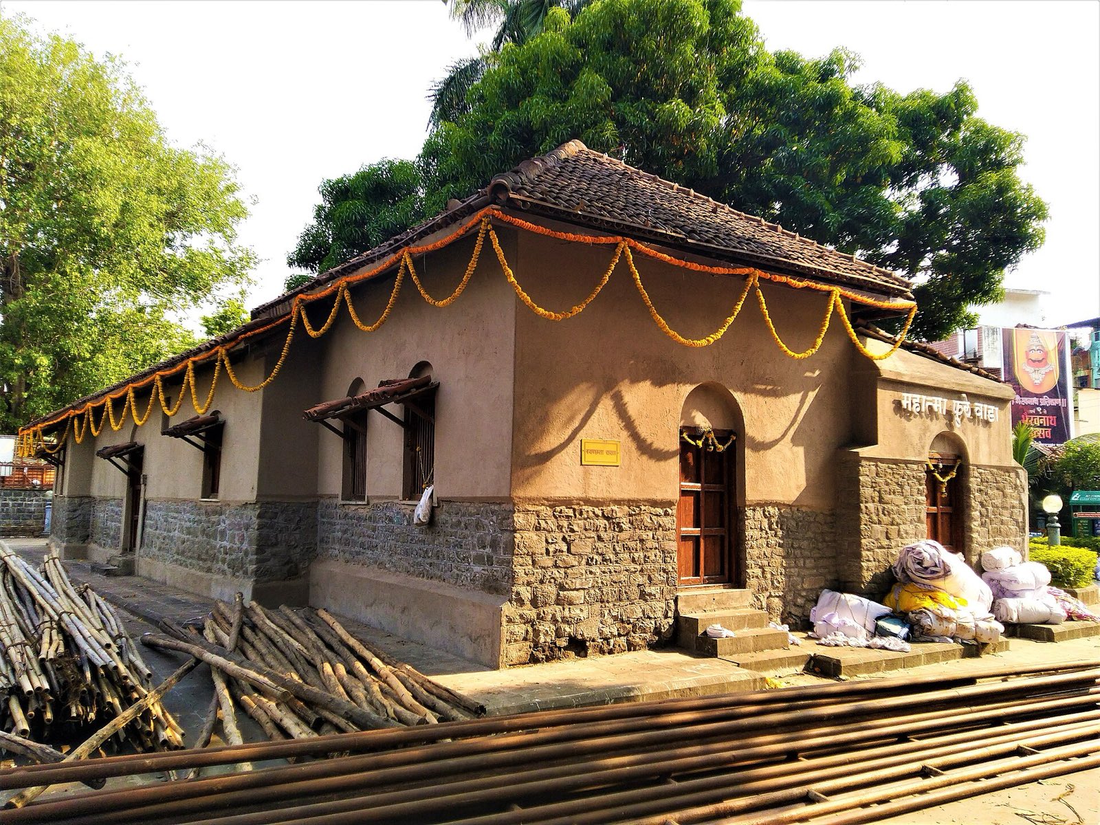 Mahatma Phule Wada, the home of Jyotirao and Savitribai Phule in Pune, now a memorial. Photographed in 2023.