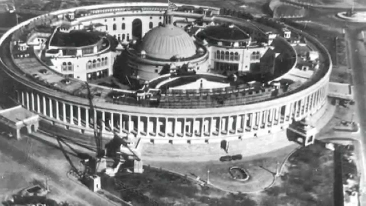 Parliament House in New Delhi in a 1926 photograph from the National Archives of India. The Constituent Assembly later met in its Central (Constitution) Hall.