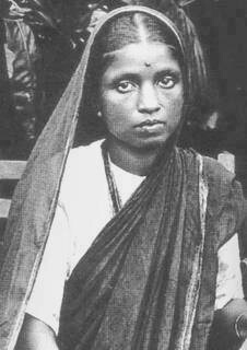 Ramabai Ambedkar (died 1935), Ambedkar's first wife. Commons dates this photograph to 1934.